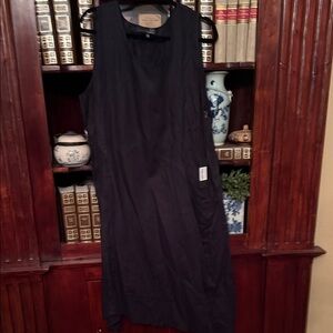 Liv by Habitat Clothes Elegant Black Sleeveless Linen Dress